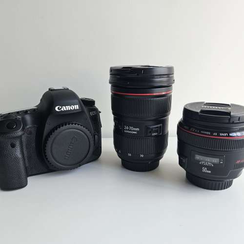 Canon ef鏡頭 50mm1.2 2470mm2.8 6Dm2