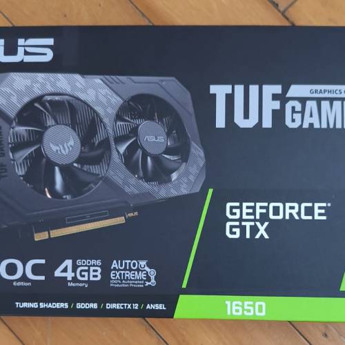 ASUS TUF Gaming GeForce® GTX 1650 OC 版 4GB GDDR6