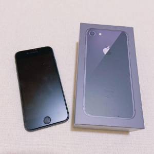 iPhone 8 黑色 64G 原裝有盒 二手女用