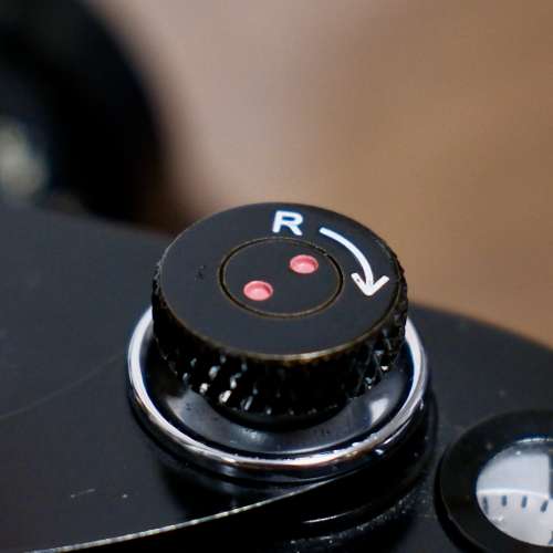 Black Paint soft release button 快門鍵 made of Brass 黑漆 露銅