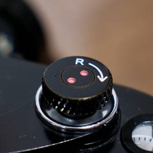 Black Paint soft release button 快門鍵 made of Brass 黑漆 露銅