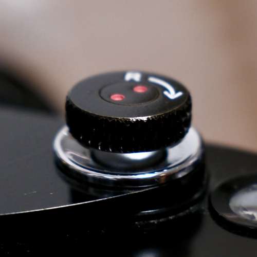 Black Paint soft release button 快門鍵 made of Brass 黑漆 露銅