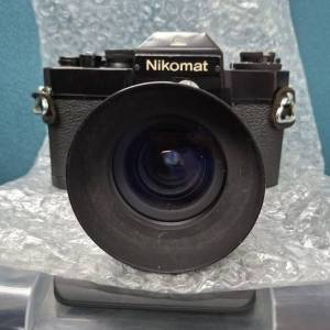 黑色Nikomat EL w/白咀2.8cm/3.5