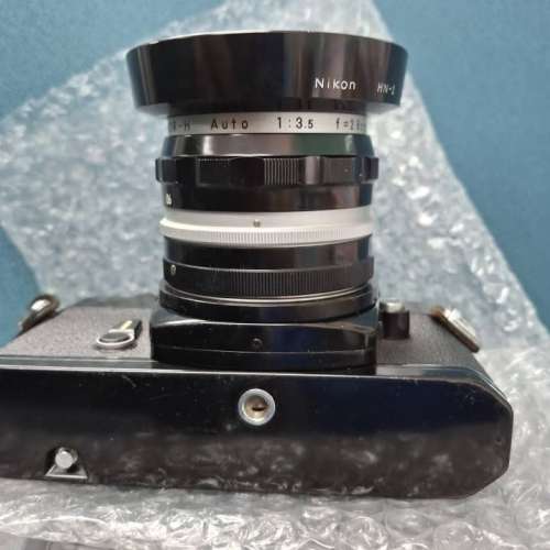 黑色Nikomat EL w/白咀2.8cm/3.5