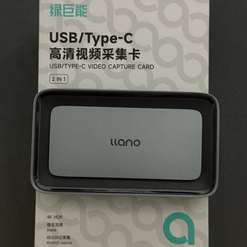 綠巨能4K60hz HDMI video game capture card採集卡