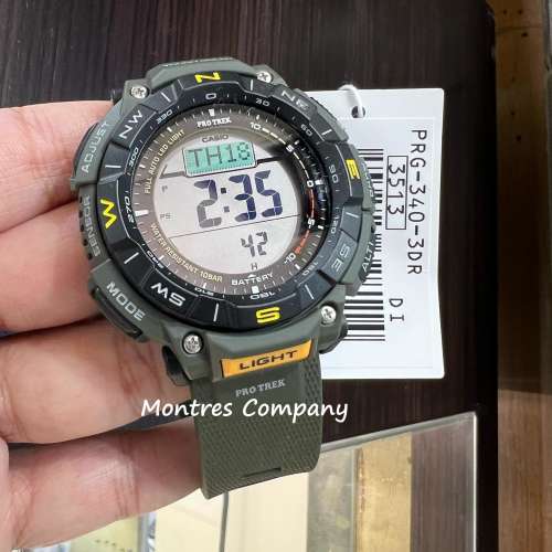 Montres Company 香港註冊公司(32年老店) 卡西歐 CASIO Pro Trek Pro-Trek PRG-340-...