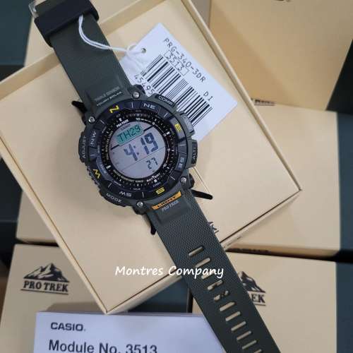 Montres Company 香港註冊公司(32年老店) 卡西歐 CASIO Pro Trek Pro-Trek PRG-340-...