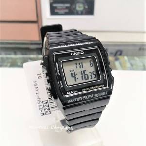 Montres Company 香港註冊公司(32年老店) 卡西歐 CASIO 七年電池壽命 黑色 W-215H-1...