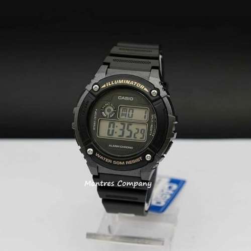 Montres Company 香港註冊公司(32年老店) 卡西歐 CASIO 防水 W-216H W-216H-3B 綠...