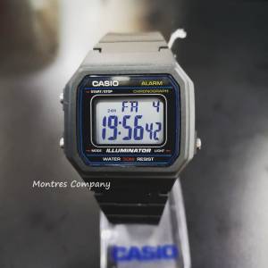 Montres Company 香港註冊公司(32年老店) 卡西歐 CASIO W-217H W-217H-1A 七年電池...