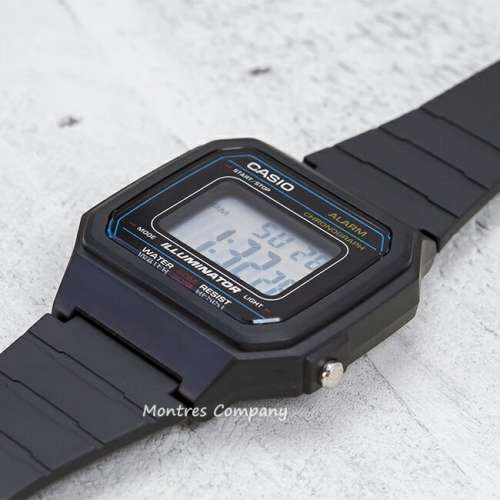 Montres Company 香港註冊公司(32年老店) 卡西歐 CASIO W-217H W-217H-1A 七年電池...