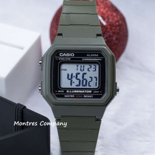 Montres Company 香港註冊公司(32年老店) 卡西歐 CASIO W-217H W-217H-3A 七年電池...
