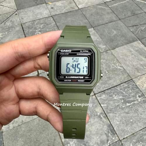 Montres Company 香港註冊公司(32年老店) 卡西歐 CASIO W-217H W-217H-3A 七年電池...