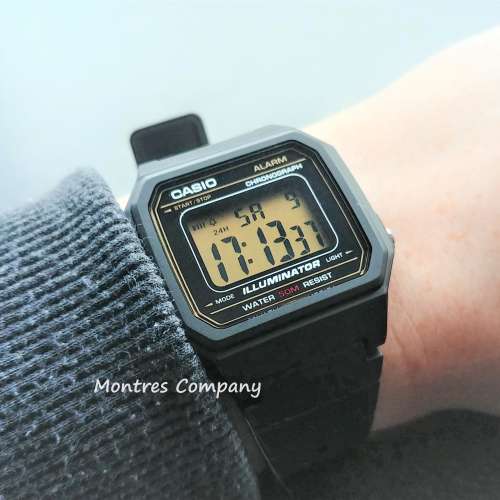 Montres Company 香港註冊公司(32年老店) 卡西歐 CASIO W217 W-217H W-217H-9A 七年...