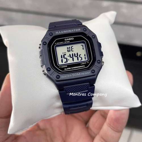 Montres Company 香港註冊公司(32年老店) 卡西歐 CASIO W-218H W-218H-2A 七年電池...
