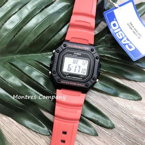 Montres Company 香港註冊公司(32年老店) 卡西歐 CASIO W218 W-218H-4B 七年電池壽...