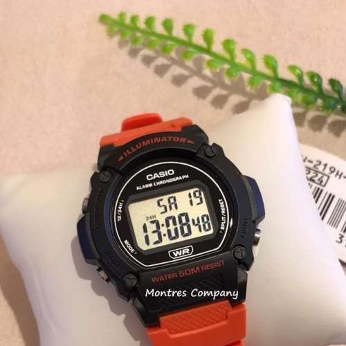 Montres Company 香港註冊公司(32年老店) 卡西歐 CASIO W-219H-4A 七年電池壽命 復...