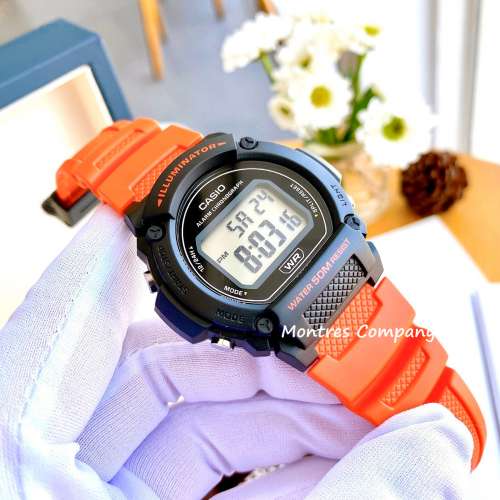 Montres Company 香港註冊公司(32年老店) 卡西歐 CASIO W-219H-4A 七年電池壽命 復...