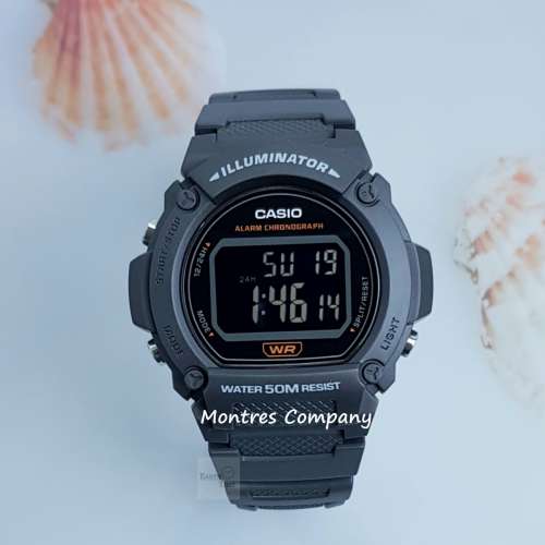 Montres Company 香港註冊公司(32年老店) 卡西歐 CASIO W-219H-8B 七年電池壽命 復...