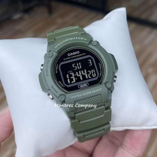 Montres Company 香港註冊公司(32年老店) CASIO 卡西歐 W-219 W-219HC-3B 七年電池...