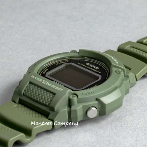 Montres Company 香港註冊公司(32年老店) CASIO 卡西歐 W-219 W-219HC-3B 七年電池...