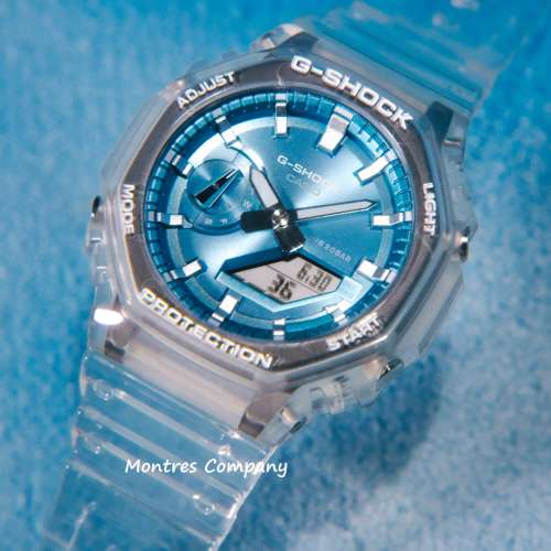 Montres Company 香港註冊公司 (32年老店) 卡西歐 CASIO G-SHOCK GA-2100BM-7A2 透...