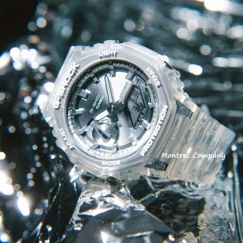Montres Company 香港註冊公司 (32年老店) 卡西歐 CASIO G-SHOCK GA-2100BM-7A8 透...
