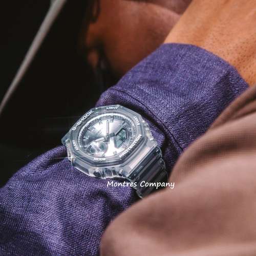 Montres Company 香港註冊公司 (32年老店) 卡西歐 CASIO G-SHOCK GA-2100BM-7A8 透...