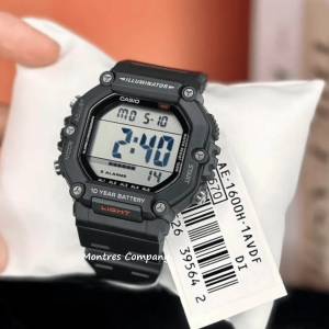 Montres Company 香港註冊公司 (32年老店) 卡西歐 CASIO 100米防水 AE-1600H-1A 運...