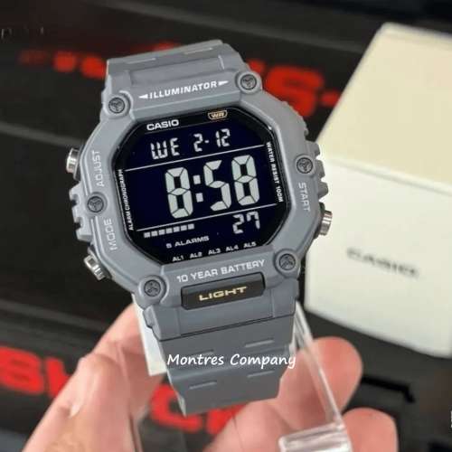 Montres Company 香港註冊公司 (32年老店) 卡西歐 CASIO 超長電池壽命 AE-1600H-8B ...