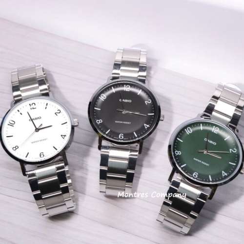 Montres Company 香港註冊公司 (32年老店) 卡西歐 CASIO 不鏽鋼 MTP-VT03D-3B 簡約...