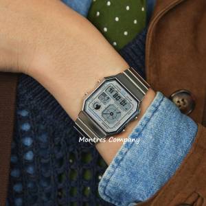 Montres Company 香港註冊公司 (32年老店) 卡西歐 CASIO 防水 不鏽鋼錶帶 A130WE-7A...