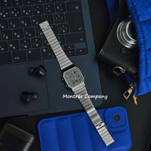 Montres Company 香港註冊公司 (32年老店) 卡西歐 CASIO 防水 不鏽鋼錶帶 A130WE-7A...