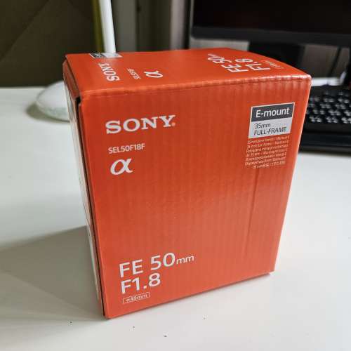 全新 Sony FE 50mm F1.8
