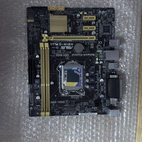 二手 ASUS H81M-D PLUS H81 DDR3 LGA1150 MATX MB