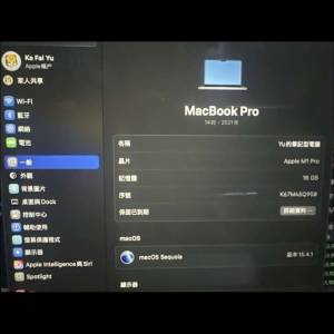 Macbook M1 Pro 16+512