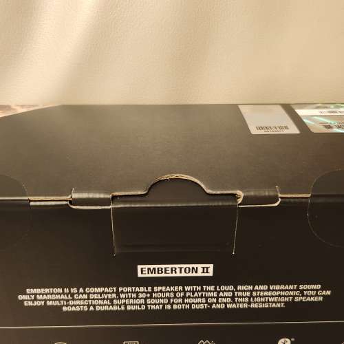 Marshall Emberton II 便攜式藍牙喇叭