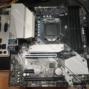 AsRock B365M Pro4 Micro-ATX主機版 (正版Window10Home啟用碼) Socket 1151 適合8...