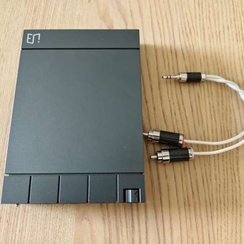 Enleum HPA-23RM + Crystal Cable RCA to 3.5mm adapter