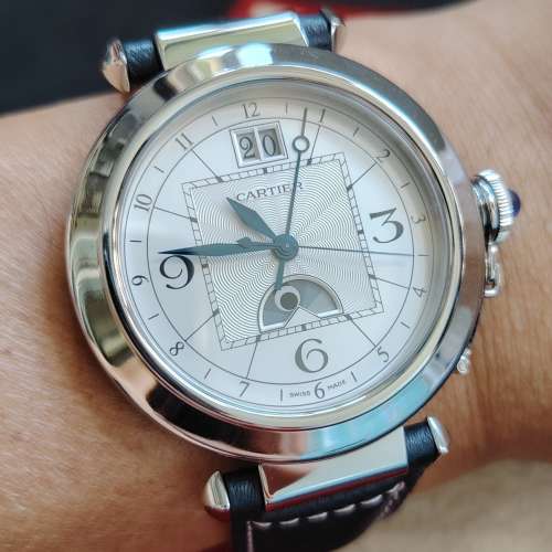 💥Cartier Pasha XL GMT  Night & Day, 42mm, 超新，單表*** 荀價平售