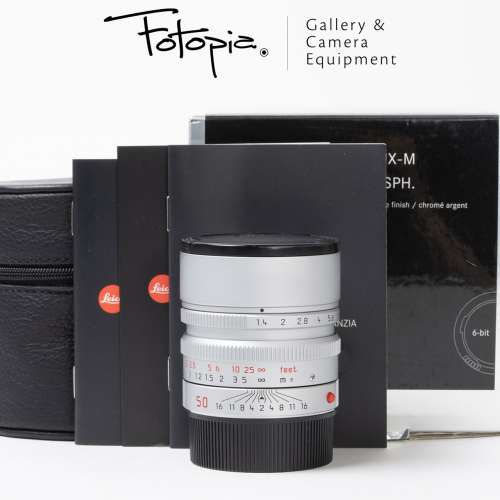 || Leica Summilux-M 50mm F1.4 ASPH - Silver / 11892 with full packing ||