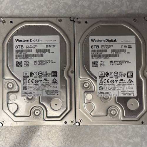 WD 8 TB 企業版硬碟