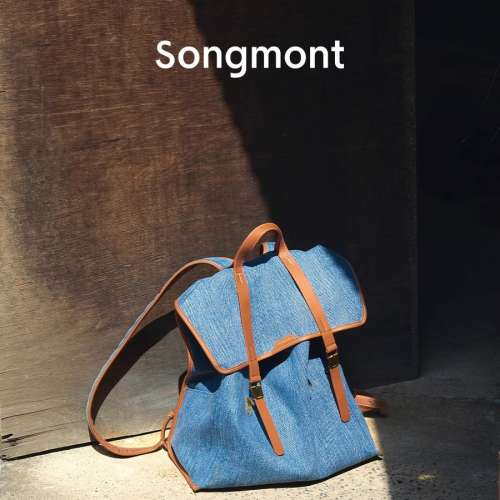 Songmont牛仔帆布户外背包