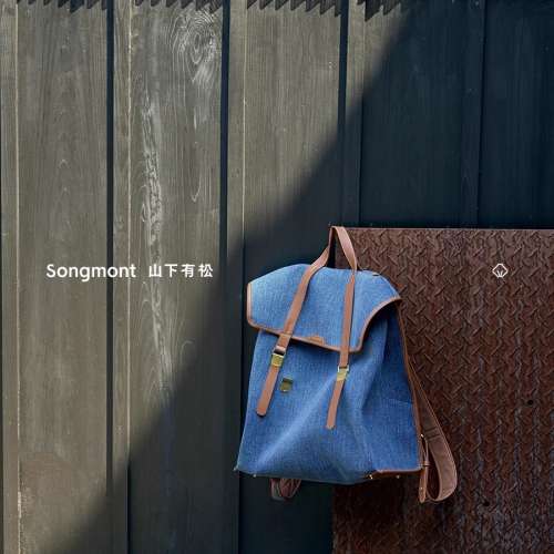 Songmont牛仔帆布户外背包