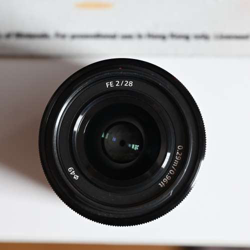 Sony FE 28mm F2 95% NEW