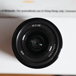 Sony FE 28mm F2 95% NEW