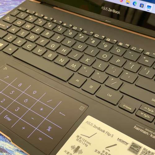 (4K 360反轉 touch mon）Asus 13吋 Ultrabook 極限超薄i7 1165G7/16GB Ram/1TB SSD/