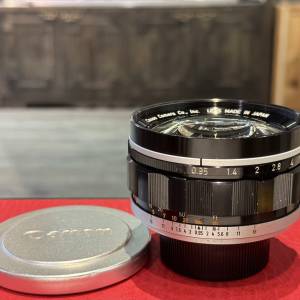 Canon 50mm f0.95 L/M coupling modified lens