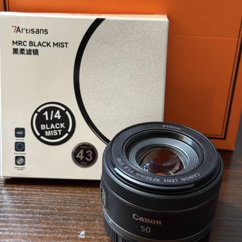 canon rf 50 f1.8 stm 送1/4黑柔