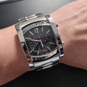 BVLGARI AA44SCH 寶格麗 計時 機械錶 自動 完美狀態